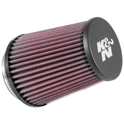 K&N Filtre à Air Universel en caoutchouc - 76mm raccordement, 113mm de base, 89mm en haut, 133mm hauteur (RE-5286)