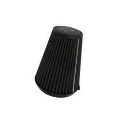 K&N Filtre à Air Noir Dryflow Universel Conique 152mm raccordement, 191mm de base, 114mm en haut, 229mm hauteur (RU-3115HBK)