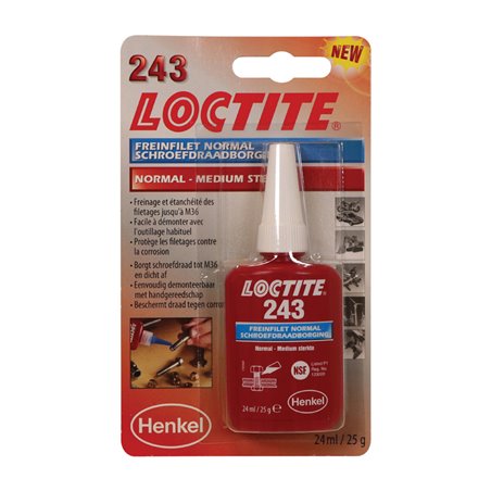 Loctite 243 Freinfilet normal (bleu) 24ml