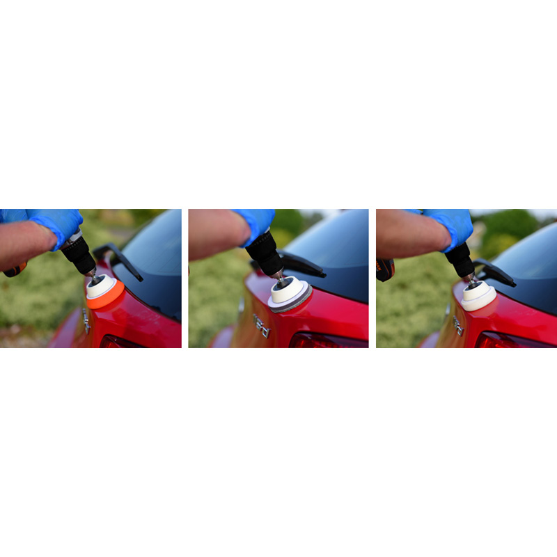 Plateau blanc 70mm high profile pour perceuse sans fil (tampons de polissage de 75-95mm)