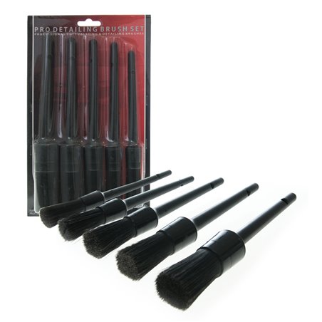 Set de brosses Detailing PRO (5 pièces)