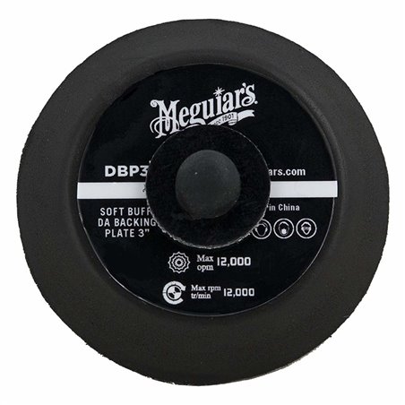 Meguiar's Soft Buff Backing Plate 3'' pour Dual Action Polisher