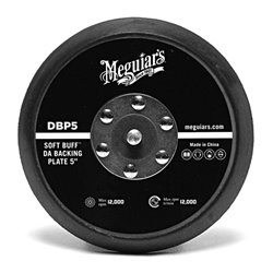 Meguiar's Soft Buff Backing Plate 5'' pour Dual Action Polisher