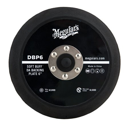 Meguiar's Soft Buff Backing Plate 6'' pour Dual Action Polisher