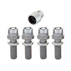 McGard Boulons antivol M14x1.50 - Sphérique R14 - Longueur 37,1mm (Ouverture de clé 19mm)