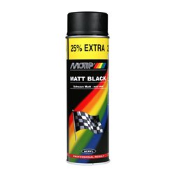 Motip Rallye Laquer/Peinture - Noir mattes - 500ml