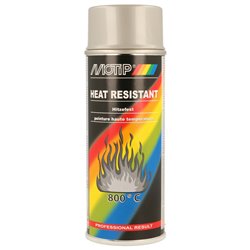 Motip Peinture Haute-Température - Argent - 400ml