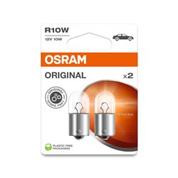 Osram Original Ampoules Halogène - BA15S R10W - 12V/10W - set de 2 pièces