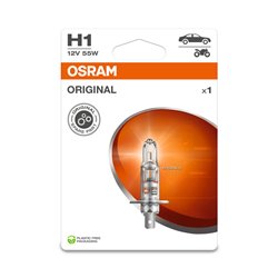 Osram Original Ampoule Halogène - H1 - 12V/55W - la pièce