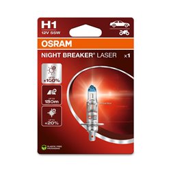 Osram Night Breaker Laser Ampoule Halogène - H1 - 12V/55W - la pièce