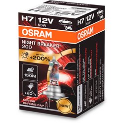 Osram Night Breaker 200 Laser Ampoule Halogène - H7 - 12V/55W - la pièce