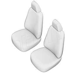 New York Design Housses de siège en cuir artificiel 1+1 sur mesure pour Renault Kangoo Express 2021-