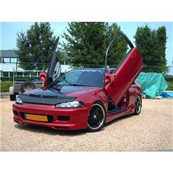 Protège-capot sur mesure pour Honda Civic 3/5 portes/coupe 1992-1995 - Noir