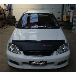 Protège-capot sur mesure pour Honda Civic 5 portes 1998-1999 - Noir