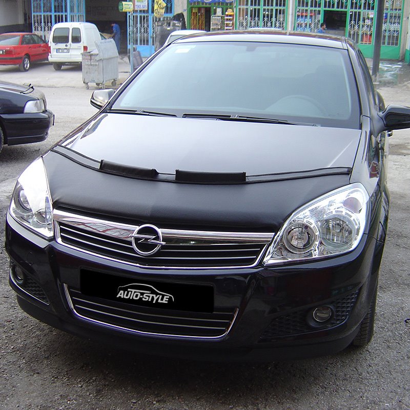 Protège-capot sur mesure pour Opel Astra H 5 portes 2004-2008 - Noir