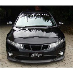 Protège-capot sur mesure pour Honda Civic HB 3/5 portes 2006-2012 - Noir