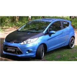 Protège-capot sur mesure pour Ford Fiesta VII 2008-2012 - Noir