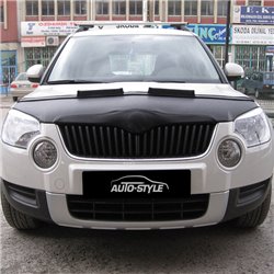 Protège-capot sur mesure pour Skoda Yeti 2009- - Noir