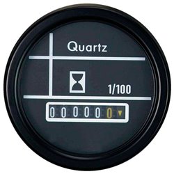 Instrument Performance noir classique compteur horaire 52mm