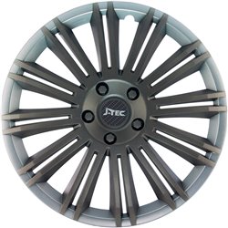 Jeu d'enjoliveurs J-Tec Discovery R 13-inch argent/gris