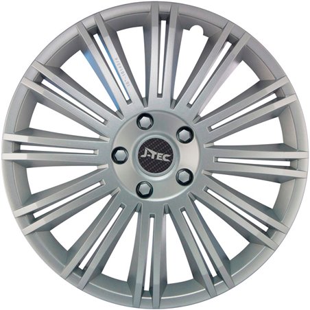 Jeu d'enjoliveurs J-Tec Discovery 15-inch argent