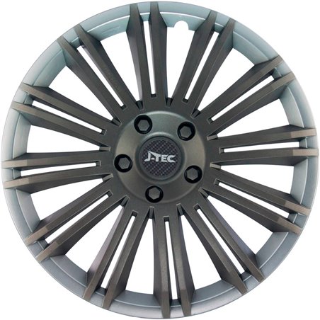 Jeu d'enjoliveurs J-Tec Discovery R 16-inch argent/gris