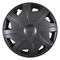 Jeu d'enjoliveurs J-Tec Mistral Van 16-inch noir (sphère)