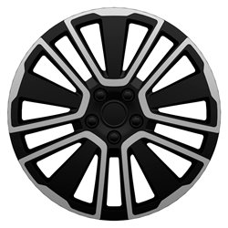 Jeu d'enjoliveurs J-Tec Scuba 13-inch argent/noir