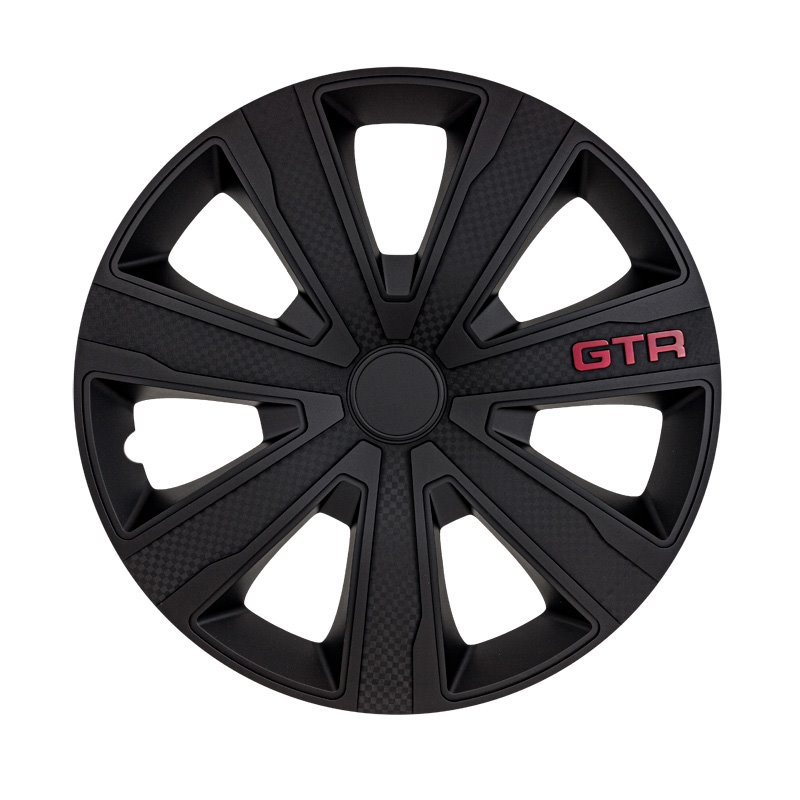 Jeu d'enjoliveurs J-Tec GTR Carboné 16-inch noir