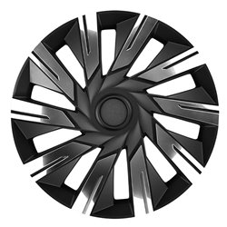 Jeu d'enjoliveurs J-Tec Tecna 14-inch chromét/noir