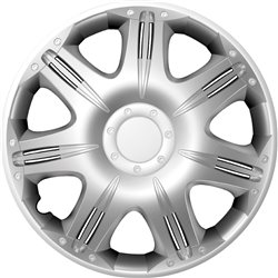 Jeu d'enjoliveurs Opus 15-inch argent