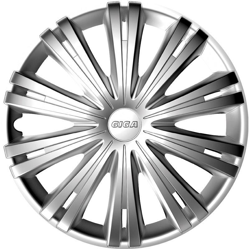 Jeu d'enjoliveurs Giga 13-inch argent