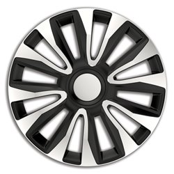 Jeu d'enjoliveurs Avalone 16-inch argent/noir
