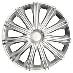 Jeu d'enjoliveurs Nero 18-inch argent