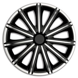Jeu d'enjoliveurs Nero 18-inch argent/noir