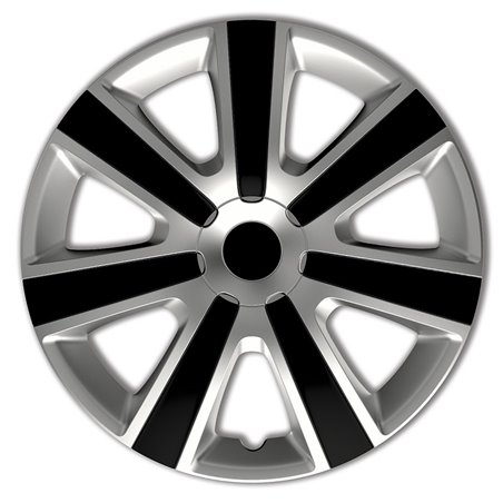Jeu d'enjoliveurs VR 13-inch argent/noir Jeu d'enjoliveurs VR 13-inch argent/noir