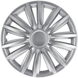 Jeu d'enjoliveurs Intenso Pro 16-inch argent + anneau chromé