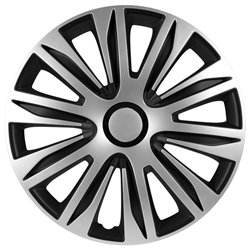 Jeu d'enjoliveurs Nardo 14-inch argent/noir