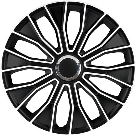 Jeu d'enjoliveurs Voltec Pro 16-inch noir/blanc Jeu d'enjoliveurs Voltec Pro 16-inch noir/blanc