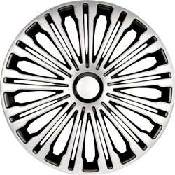 Jeu d'enjoliveurs Volante 17-inch argent/noir