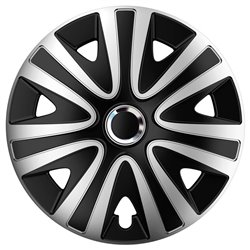 Jeu d'enjoliveurs Rialto Pro 13-inch argent/noir