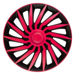 Jeu d'enjoliveurs Kendo 13-inch noir/rose