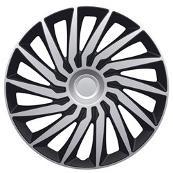 Jeu d'enjoliveurs Kendo 13-inch argent/noir