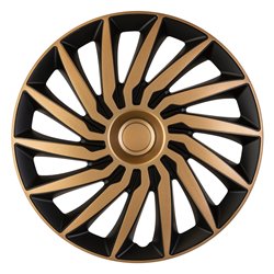 Jeu d'enjoliveurs Kendo 15-inch noir/d'or