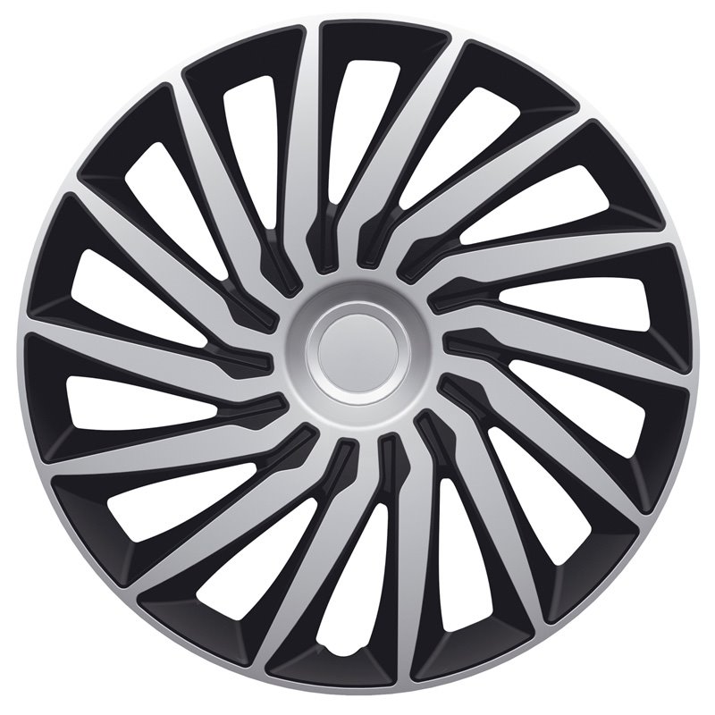 Jeu d'enjoliveurs Kendo 16-inch argent/noir