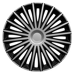 Jeu d'enjoliveurs Dakota 15-inch argent/noir