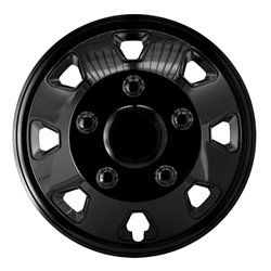 Jeu d'enjoliveurs Itah 14-inch noir (sphère)