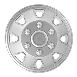 Jeu d'enjoliveurs Itah 16-inch argent (sphère)