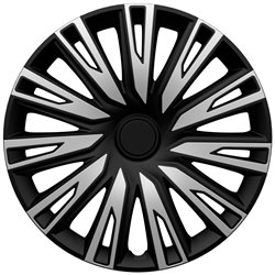 Jeu d'enjoliveurs Copra 16-inch argent/noir