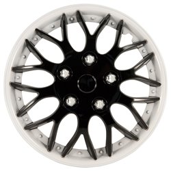Jeu d'enjoliveurs Missouri 16-inch noir/bord blanc